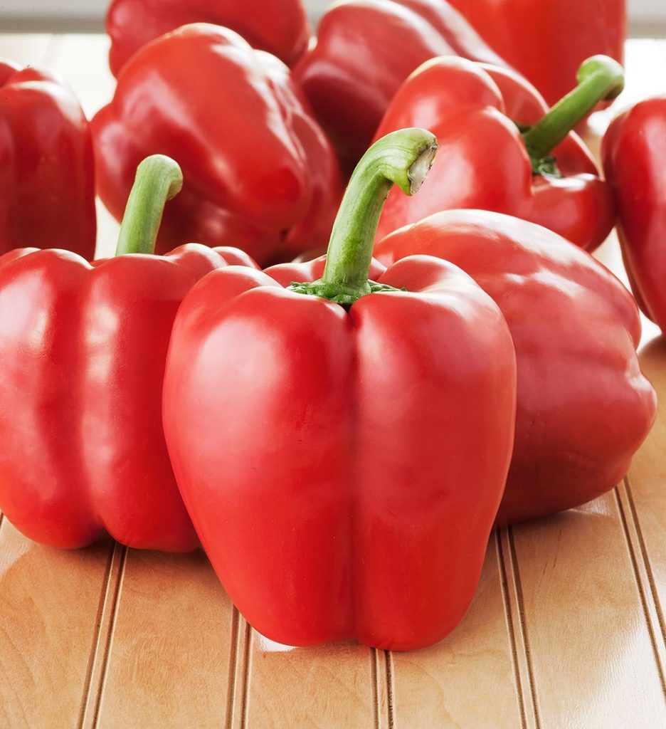 Big Red Sweet Bell Peppers Honest Seed Co.